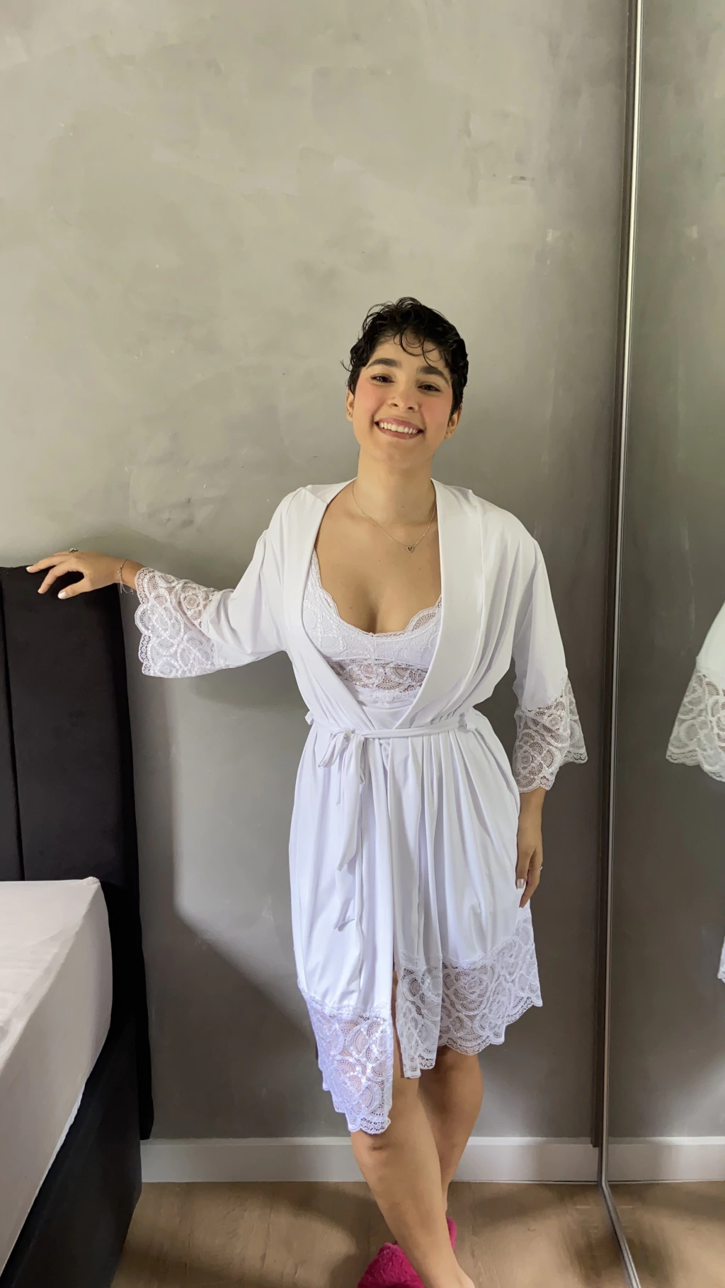 Robe Isadora branco