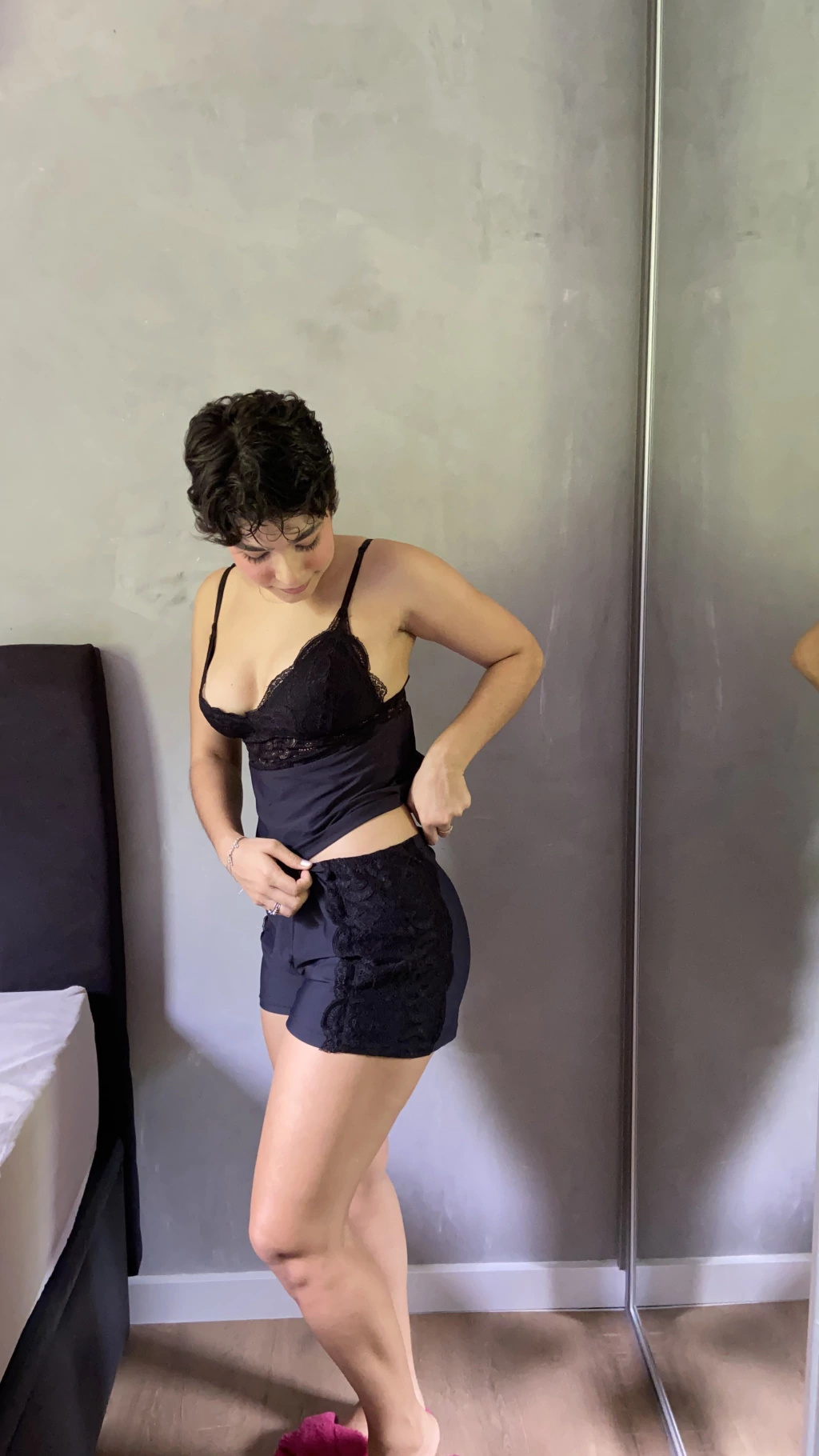 Pijama Isadora preto